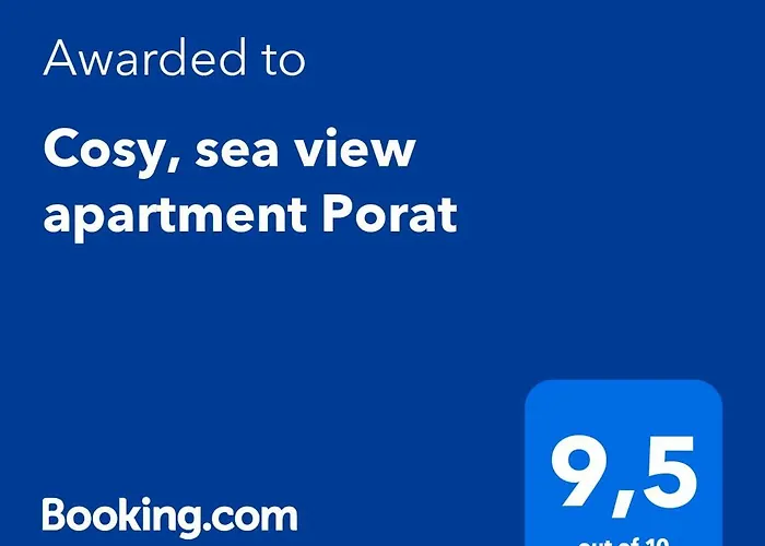 Cosy, Sea View Apartment Porat